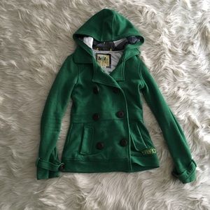 Billabong Green Peacoat